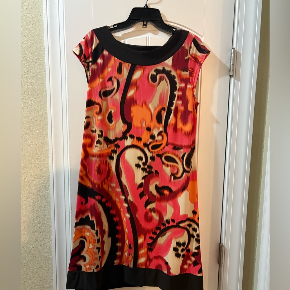 Liz Claiborne Paisley Short Sleeve Dress